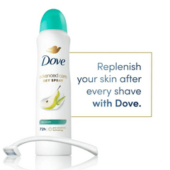 Dove Go Fresh Pear & Aloe Vera Antiperspirant Deodorant, 250ml