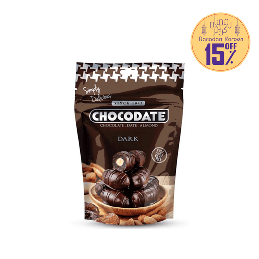 Chocodate Dark Chocolate Gluten Free 100g, 15% OFF