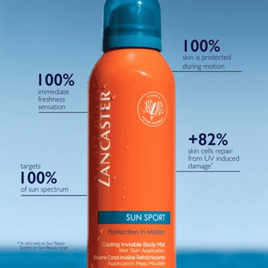 Lancaster Cooling Invisible Mist Wet Skin Application SPF50