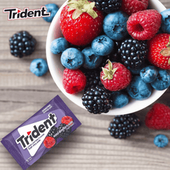 Trident Sugar Free Mixed Berries Gum 8g, 5 pcs