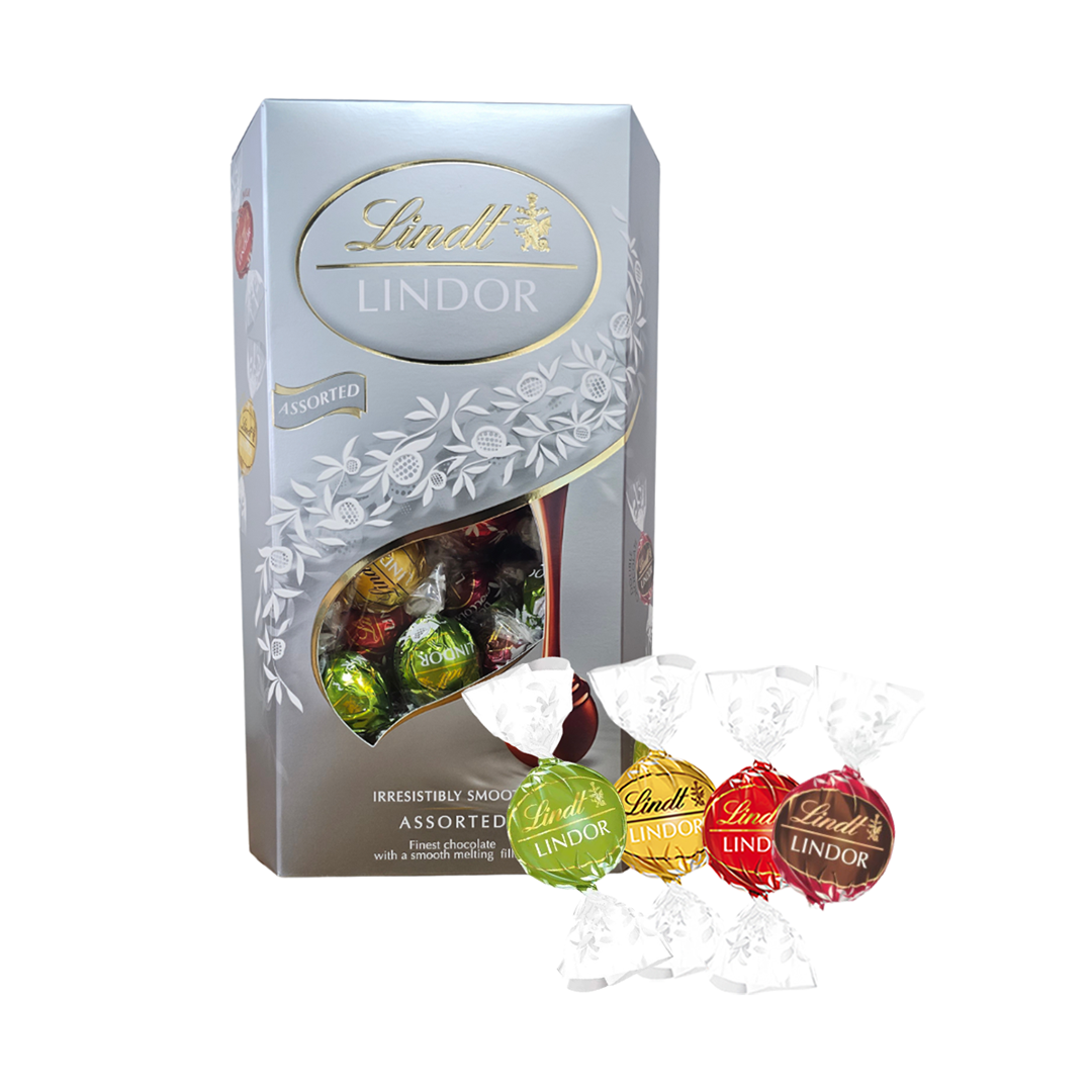 Lindt Silver Lindor Truffles Box, 600g