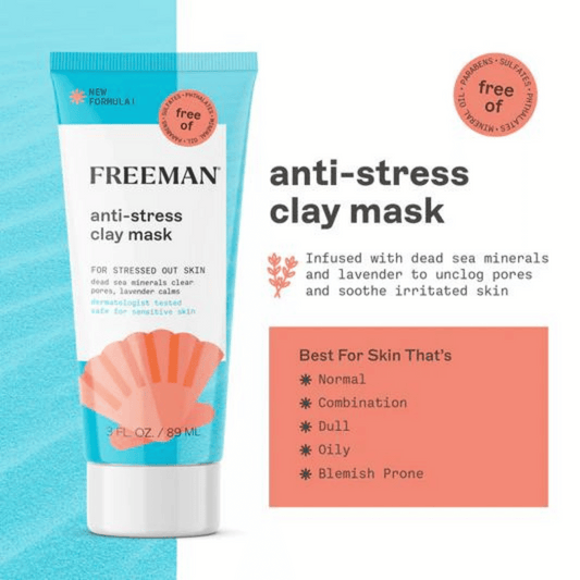 Freeman Anti-Stress Dead Sea Minerals & Lavender Clay Mask 89ml