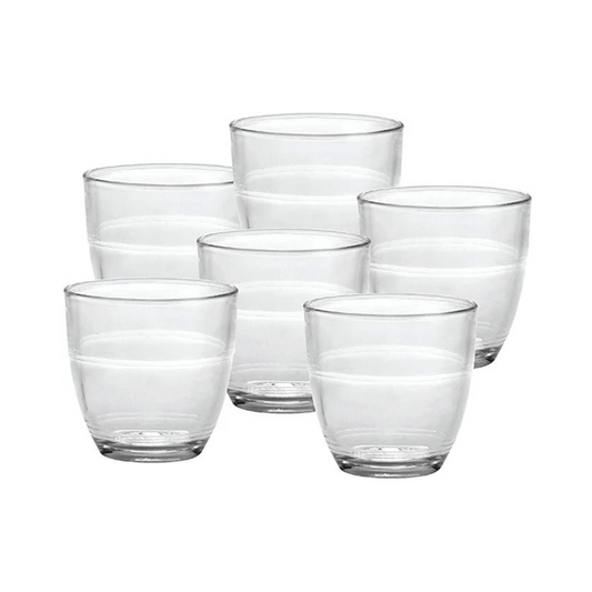 Duralex Set of 6 Gigogne Clear Cups 25cl