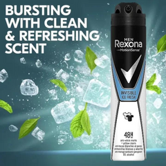 Rexona Men Invisible Ice Fresh Deodorant, 200ml