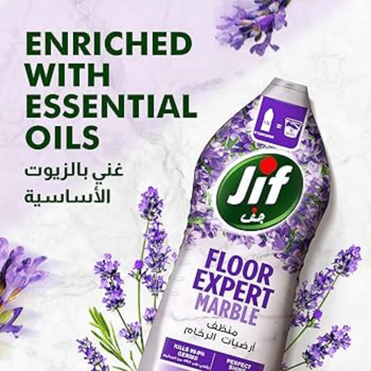 Jif Concentrated Floor Expert Marble Lavender & Tea Free Oil, 1500ml