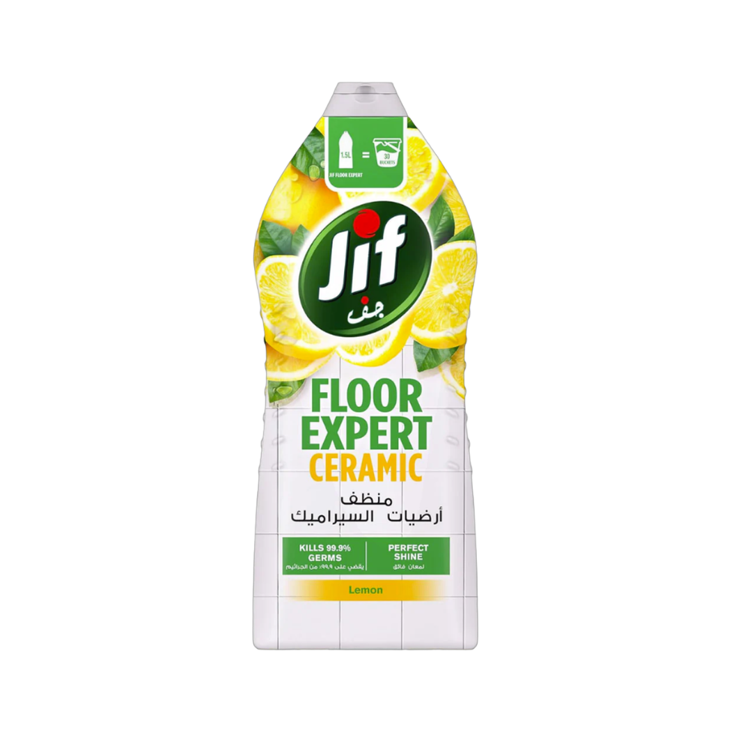 Jif Concentrated Floor Expert Ceramics Lemon Mint & Baking Soda, 1500ml