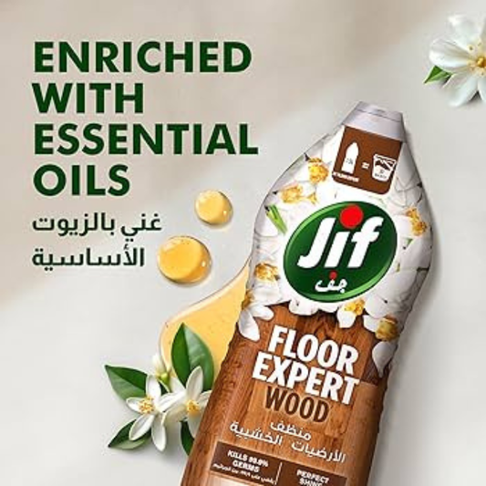 Jif Concentrated Floor Expert Wood Orange Blossom & Lime Oil, 1500ml