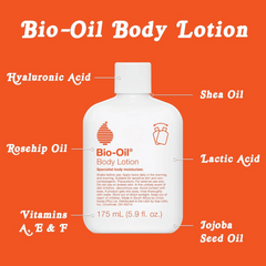 Bio-Oil Moisturizing Body Lotion for Dry Skin, 175ml
