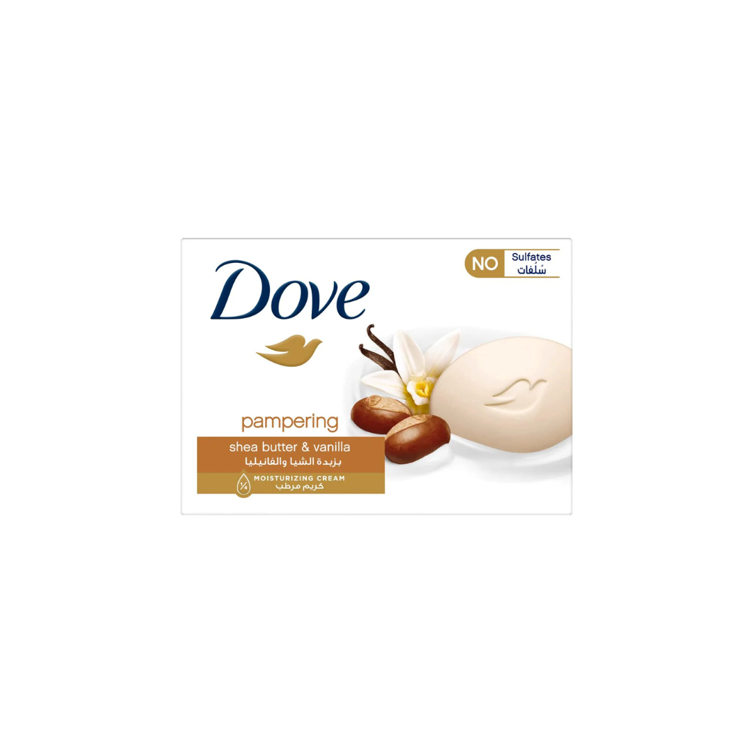 Dove Beauty Cream Bar Soap Pampering Shea Butter & Vanilla, 90g