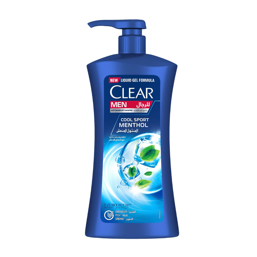 Clear Anti-Dandruff Men Shampoo Cool Sport Menthol, 900ml