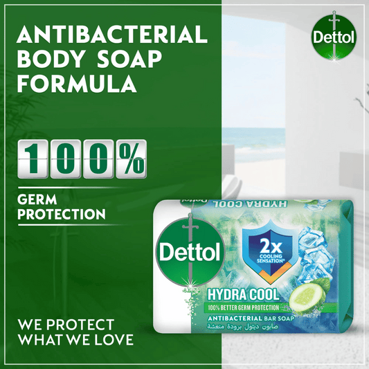 Dettol Antibacterial Soap Hydra Cool, 120g