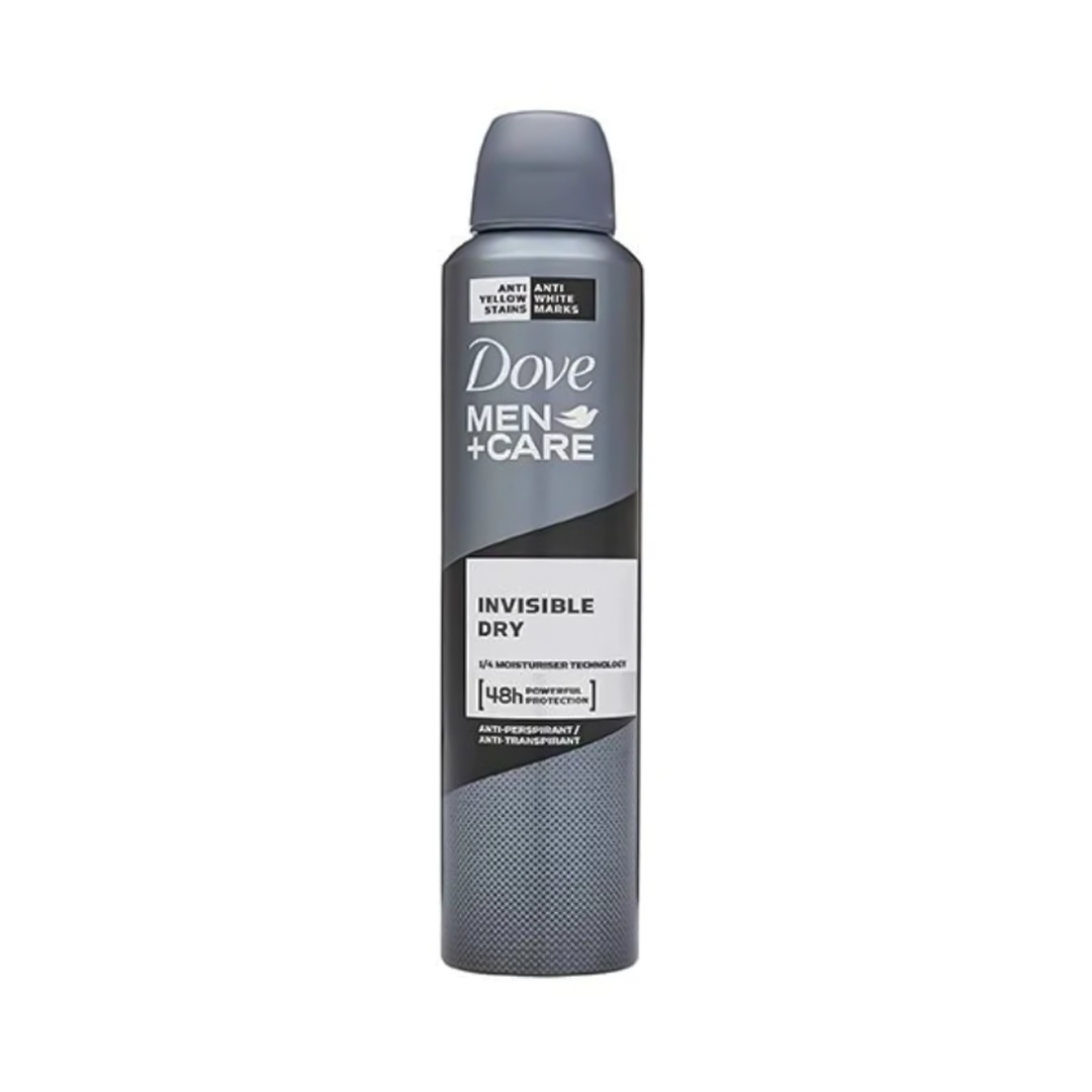 Dove Men+ Care Dry Antiperspirant Deodorant Invisible, 250ml