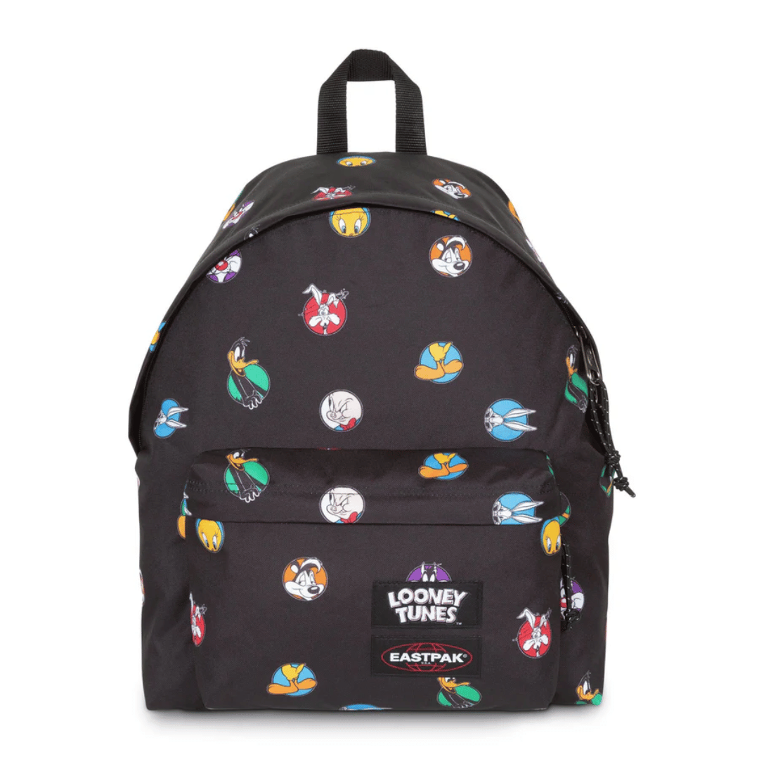 Eastpak Padded Pak'R Looney Tunes Black, Iconic Medium Backpack, EK0006208J8