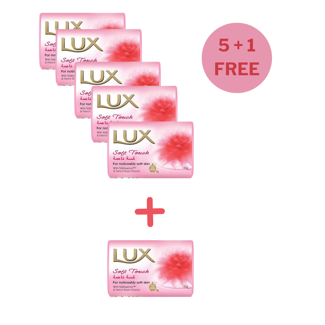 Lux Bar Soap Soft Touch 75g, 5+1 Free