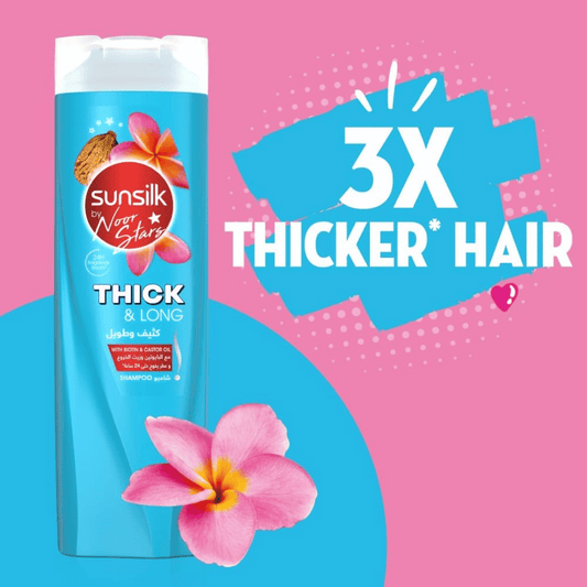 Sunsilk Natural Shampoo Thick & Long 600ml