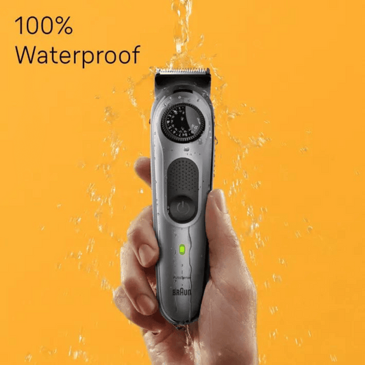 Braun Waterproof Beard Trimmer 5 BT5440 With Precision Wheel, 5 styling tools