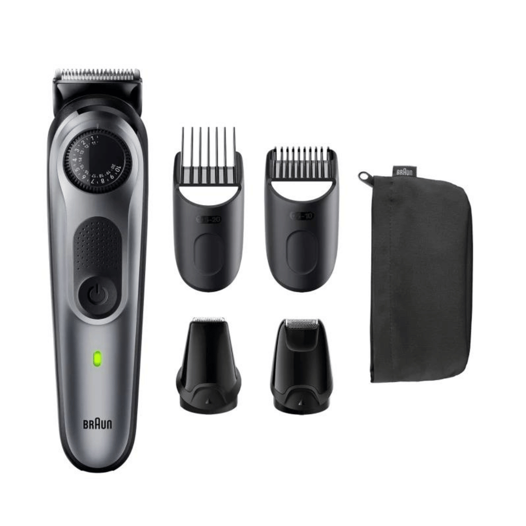 Braun Waterproof Beard Trimmer 5 BT5440 With Precision Wheel, 5 styling tools