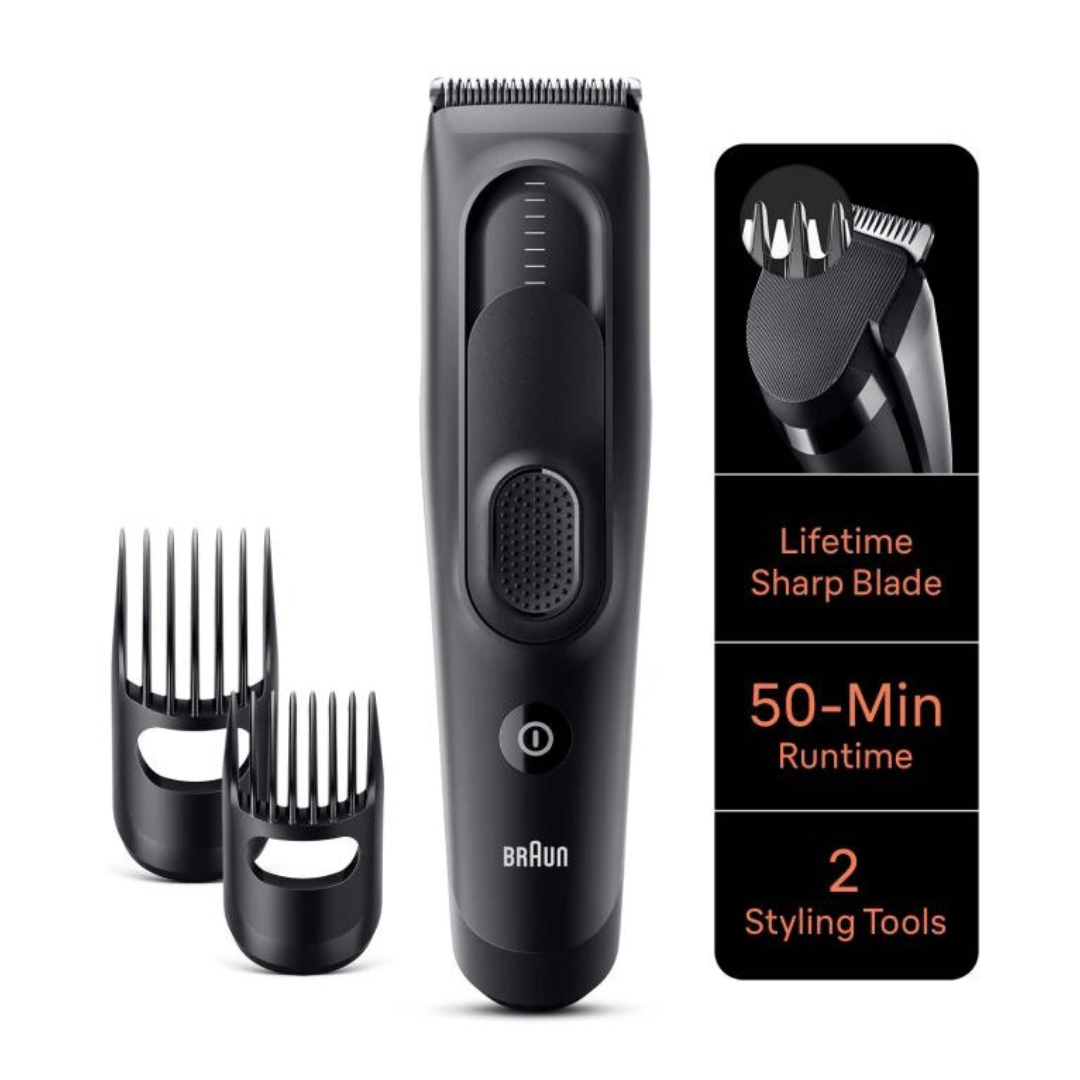 Braun Hair Clipper, Series 5, 17 Length Settings, HC535