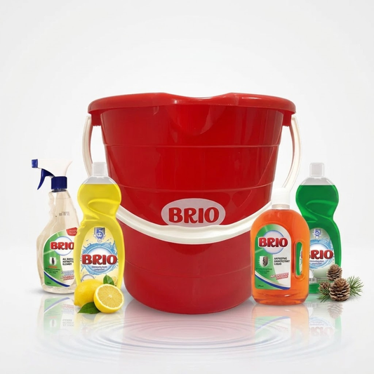 Brio Promo Bucket (ASL 850ml, DW 1.25L, DW 650ml, Surface 650ml)