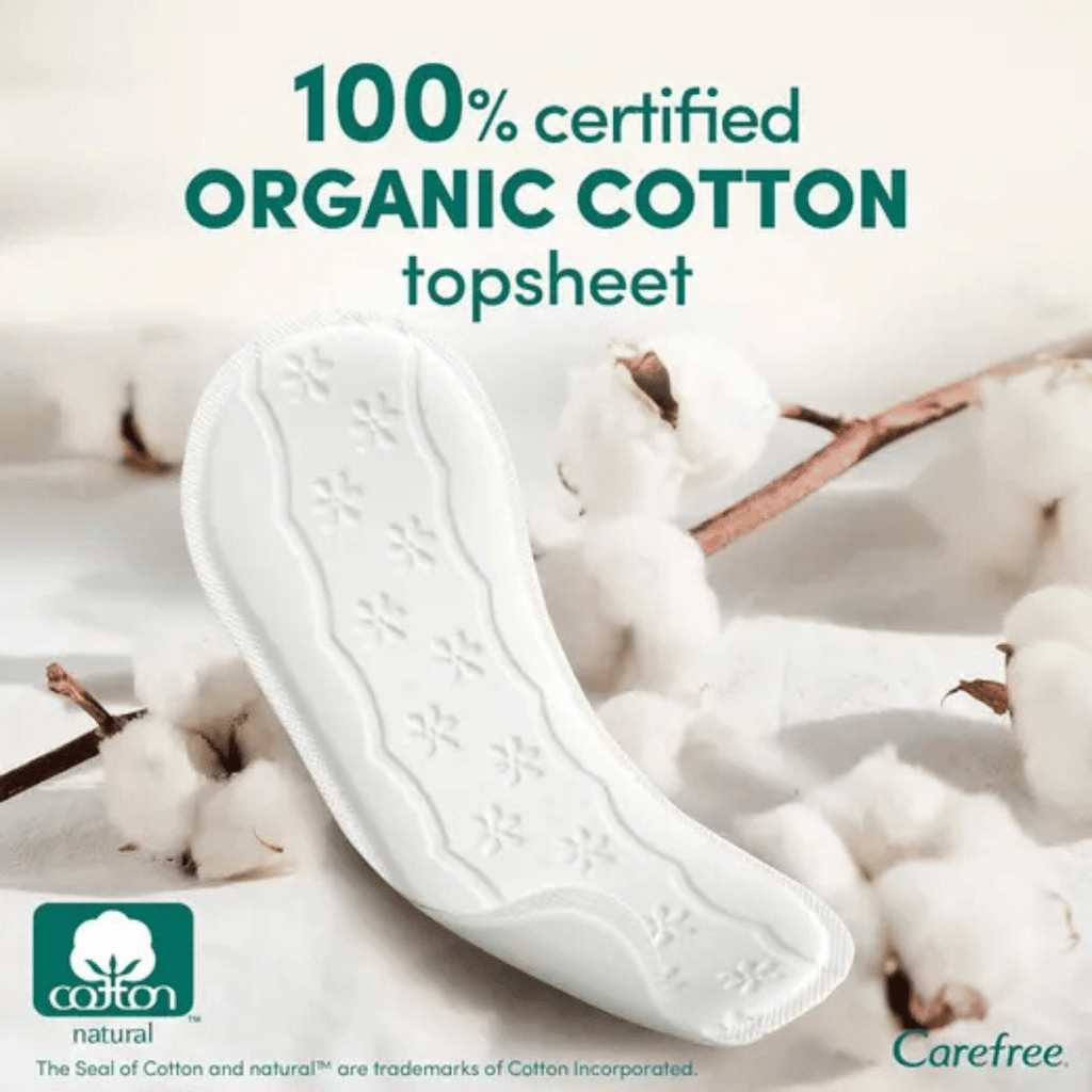 Fattal Online - Buy Carefree 100% Organic Cotton Liners, Large 24's in ...