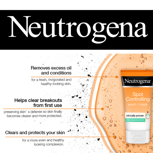 Neutrogena Spot Controlling Wash Mask 150ml, 20% OFF