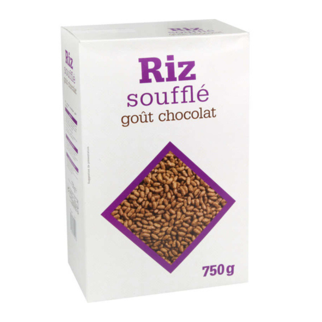 Leader Price Riz Soufflé Chocolat 750g