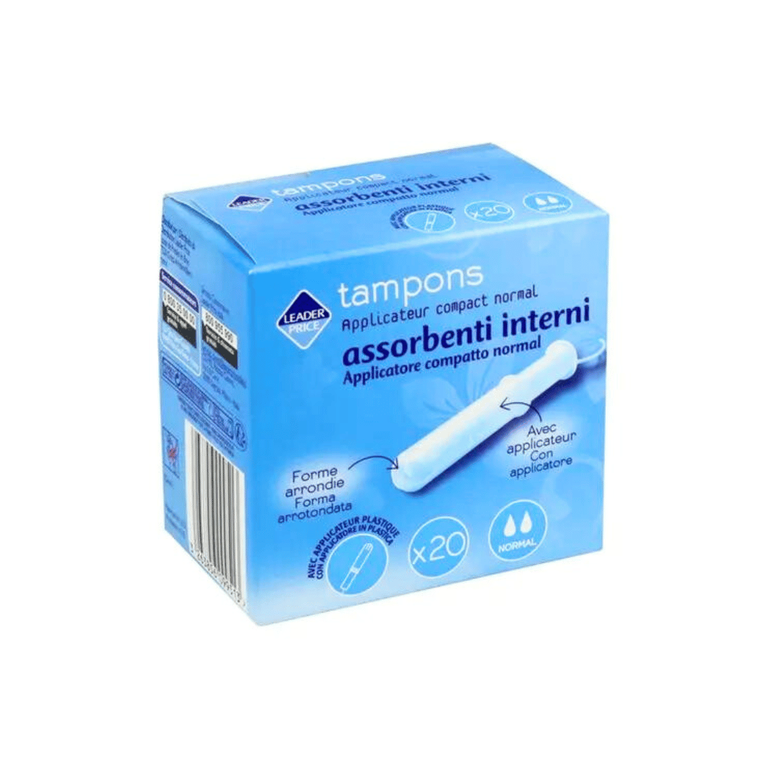 Leader Price Tampon Aplicateur Compact Normal x20