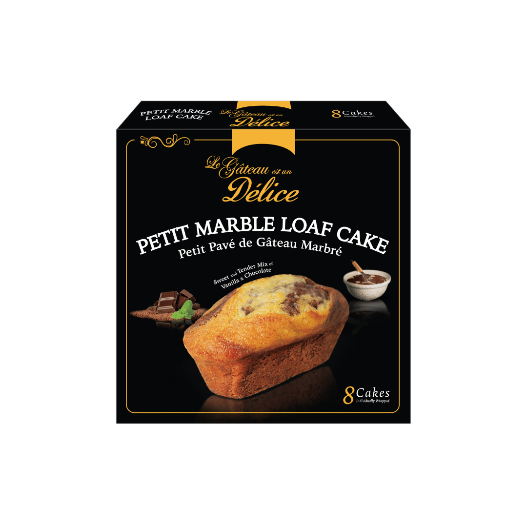 Delice Petit Marble Loaf Cake 30gx8