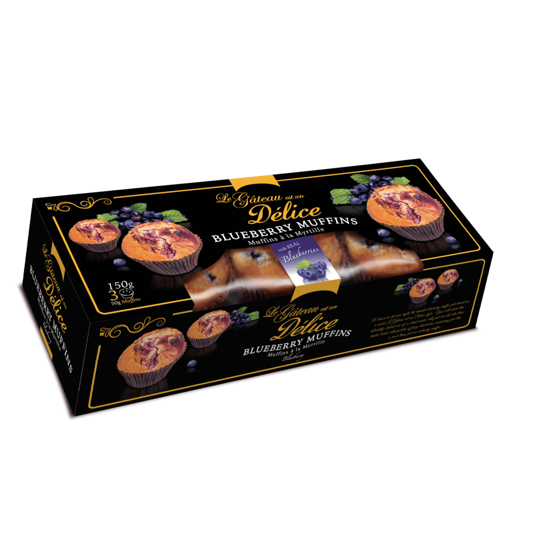Delice Muffins Blueberries 50gx3
