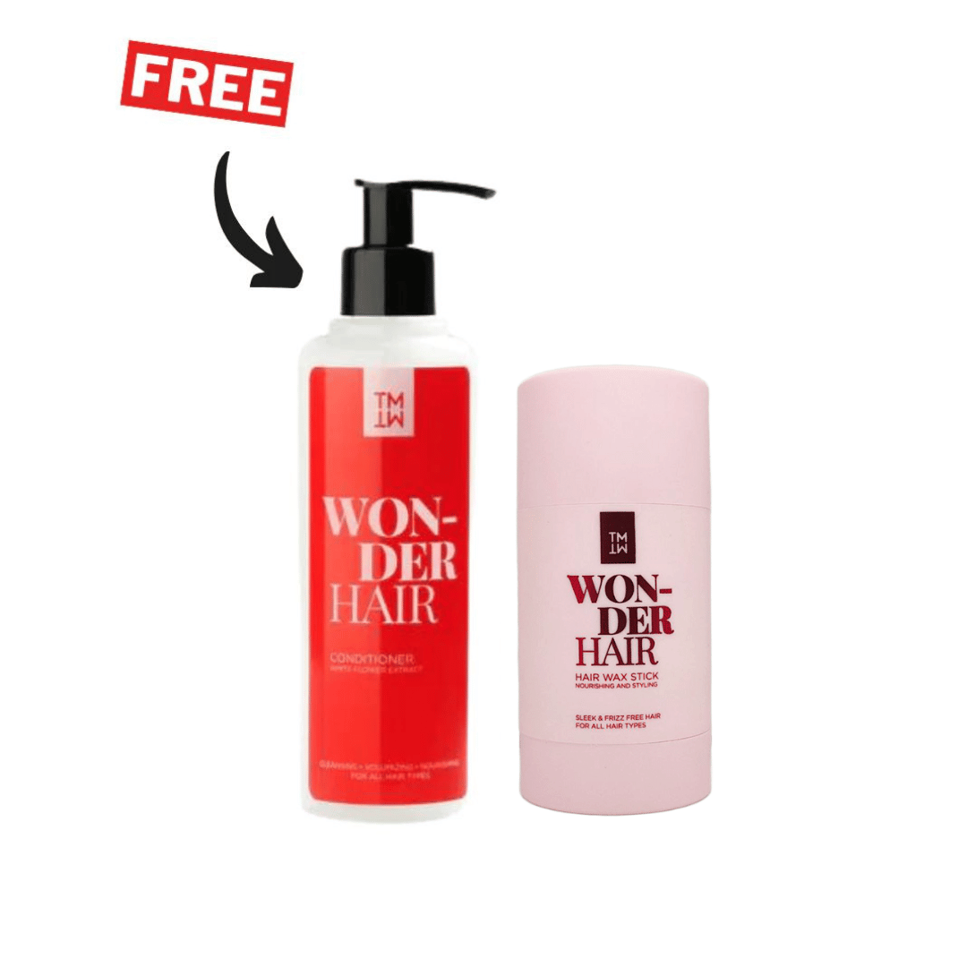 Wonderhair Hair Wax Stick 75g + Conditioner 250 ml Free