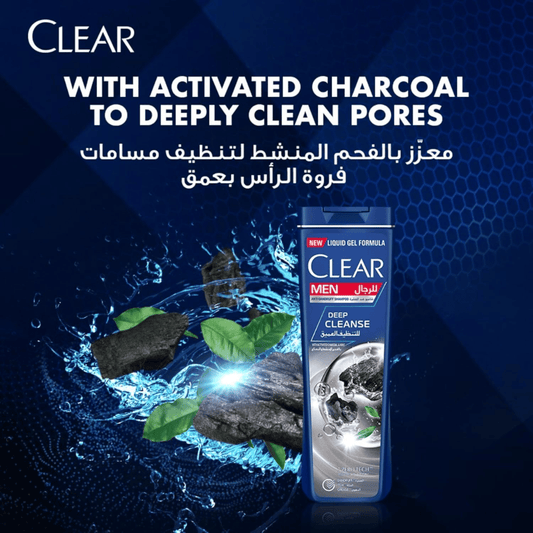 Clear Anti-Dandruff Shampoo Deep Cleanse 540ml, 50% More