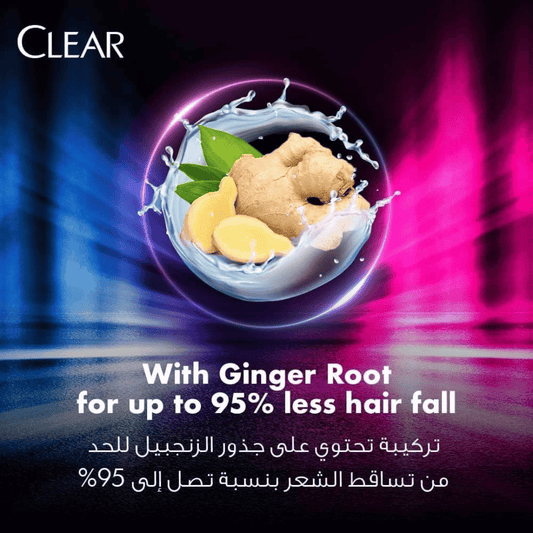 Clear Anti-Dandruff Shampoo Anti Hair Fall 540ml, 50% More