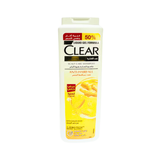 Clear Anti-Dandruff Shampoo Anti Hair Fall 540ml, 50% More