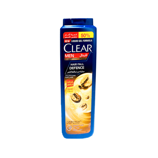 Clear Anti-Dandruff Men Shampoo Hairfall Defense 540ml, 50% More