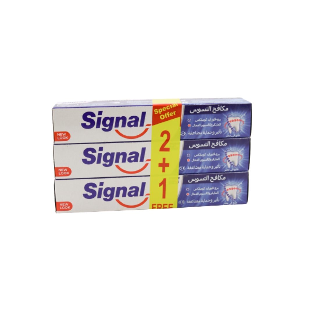 Fat Toothpaste Fattal Online - Buy Signal Toothpaste Cavity Fighter 120ml, 2+1 Free in ...