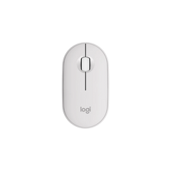 Logitech Pebble Mouse M2 M350s Tonal White