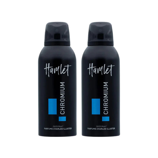 Hamlet Deodorant Chromium 150ml Pack of 2, 30% Off
