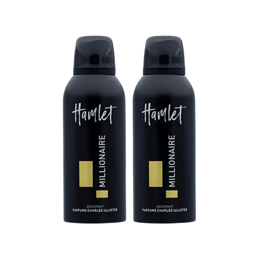 Hamlet Deodorant Millionaire 150ml Pack of 2, 30% Off