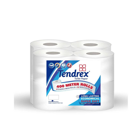 Tendrex Toilet Paper x8 Mega Rolls