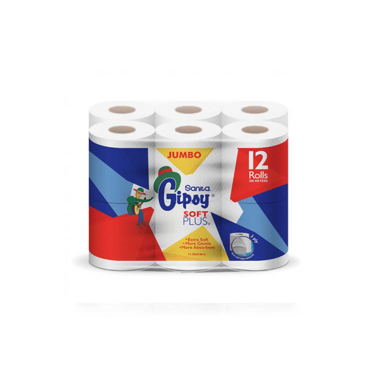 Gipsy Toilet Paper, Pay 10 Get 12 Rolls