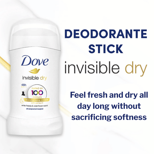 Dove Invisible Dry Antiperspirant Deodorant Stick, 40g