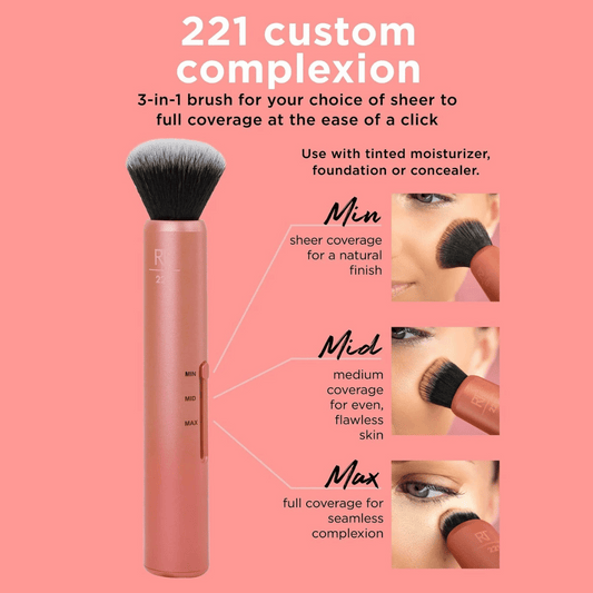 Real Techniques Custom Complexion Foundation 3in1 Makeup Brush