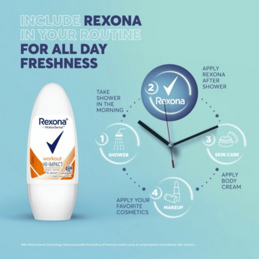 Rexona Women Workout Antiperspirant Roll-On 50ml