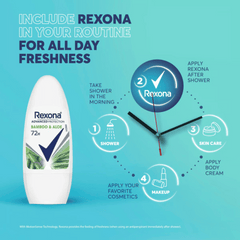 Rexona Women Bamboo Antiperspirant Roll-On 50ml