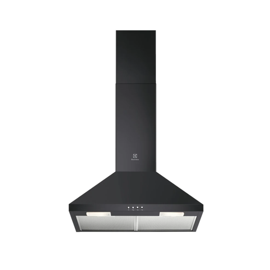 Electrolux 60cm  Chimney Hood Stainless Steel LFC326K Black