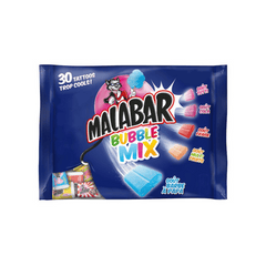 Malabar Chewing Gum Bubble Mix 214g, including Tattoo Stickers