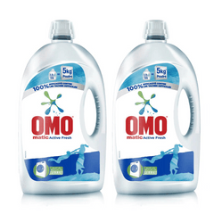 Omo Laundry Matic Active Fresh, Pack of 2 x 2.5L, Special Price