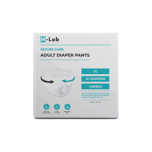 M-Lab Adult Diaper Pants XL, Pack of 10