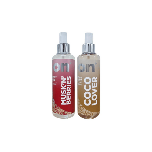 On Body Mist Musk Berries + Coco Lover 250ml, 2 @ 15% OFF