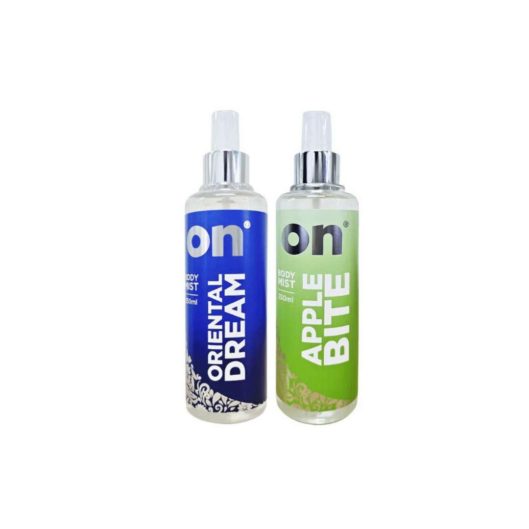 On Body Mist Apple Bite + Oriental Dream 250ml, 2 @ 15% OFF